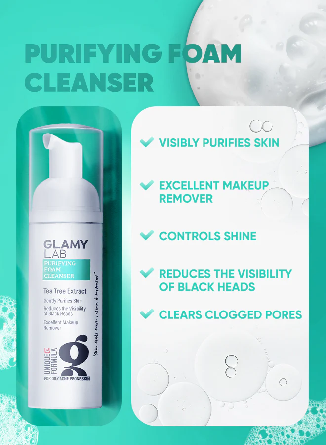 Glamy Lab Purifying Foam Cleanser – Texture