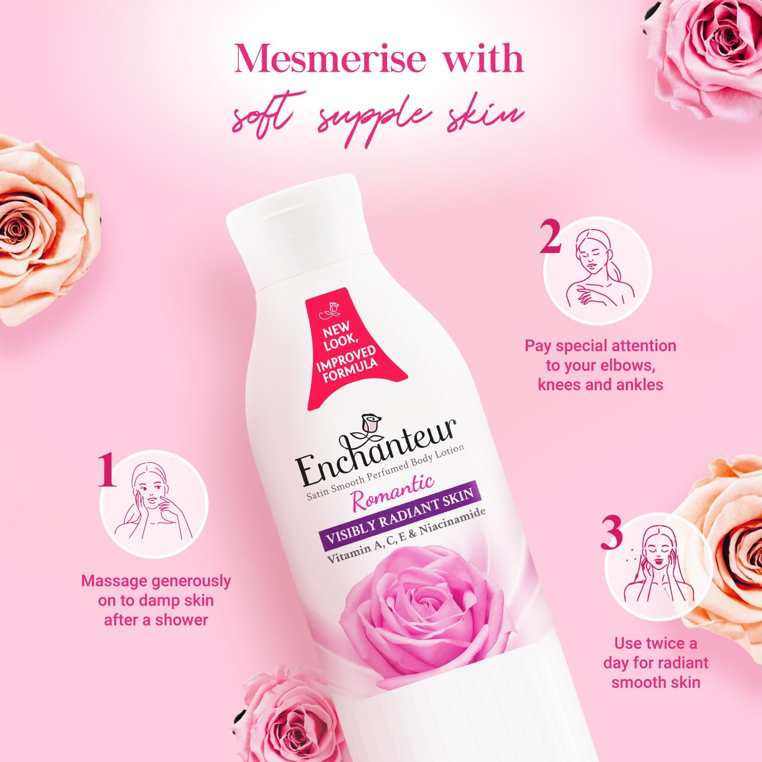 Enchanteur Romantic Body Lotion – Product Image