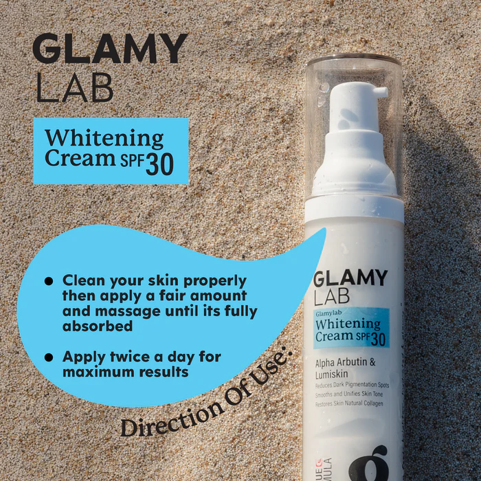 Glamy Lab Whitening Cream – Directions / Texture