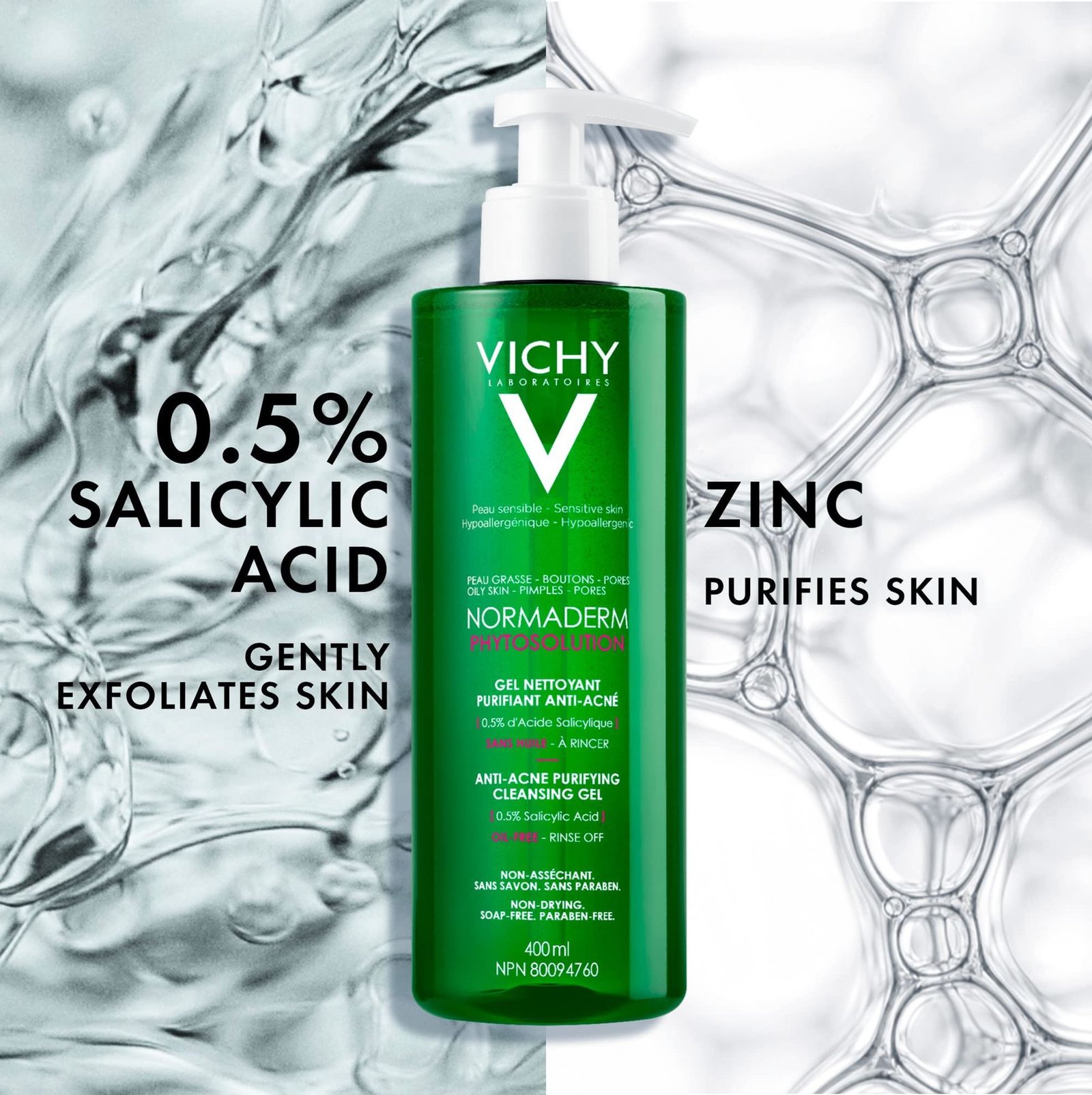 Vichy Normaderm Purifying Cleanser – Product