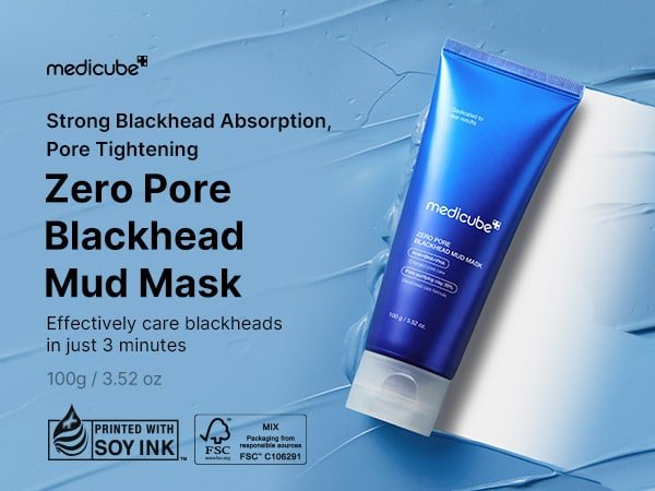Medicube Zero Pore Blackhead Mud Mask – Texture / Application