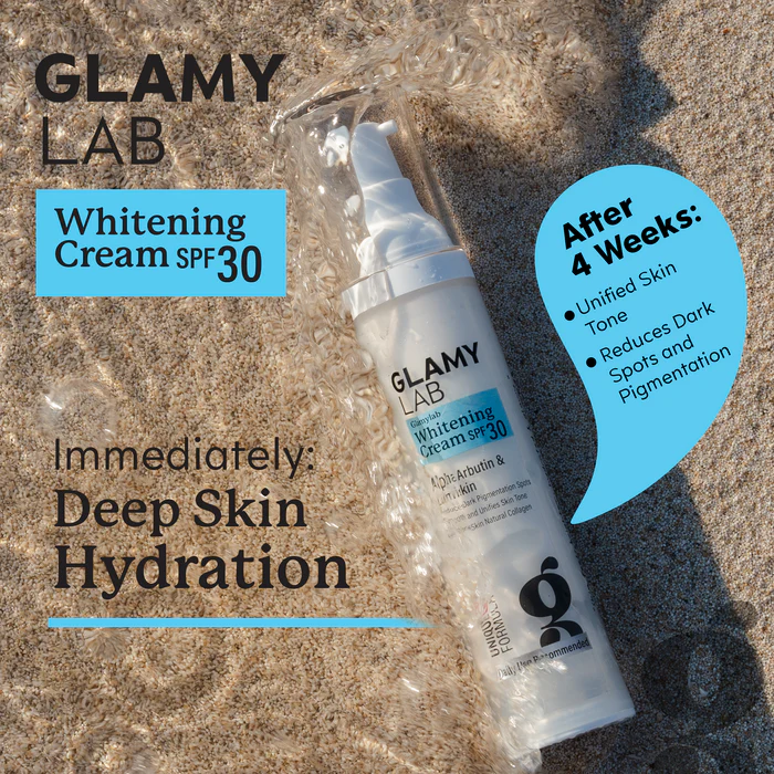 Glamy Lab Whitening Cream SPF 30 – Product