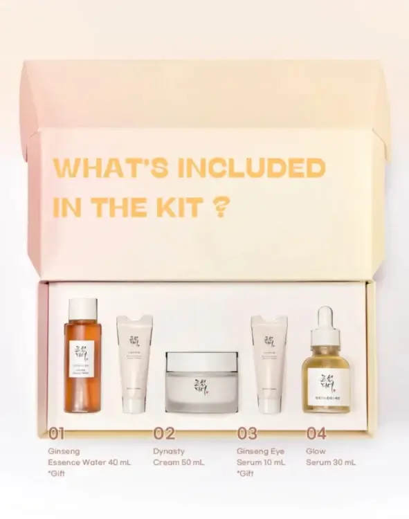 Beauty of Joseon Skincare Essentials Kit – texture close-up