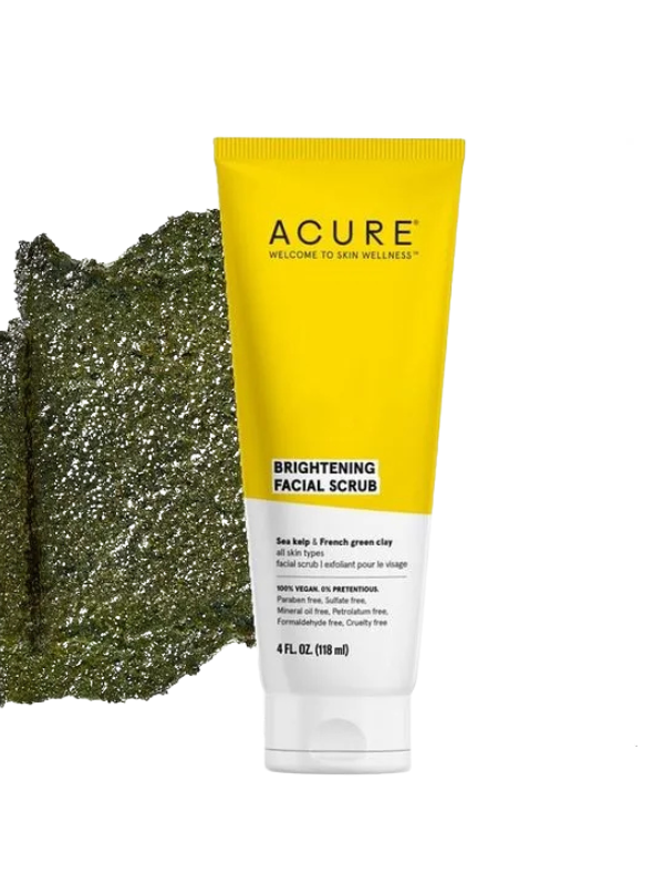 Acure Brightening Facial Scrub (118ml) - Image 2