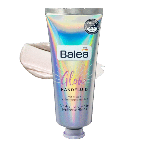 Balea Glow Hand Fluid – Mit Feinen Schimmerpigmenten (With Fine Shimmer Pigments)