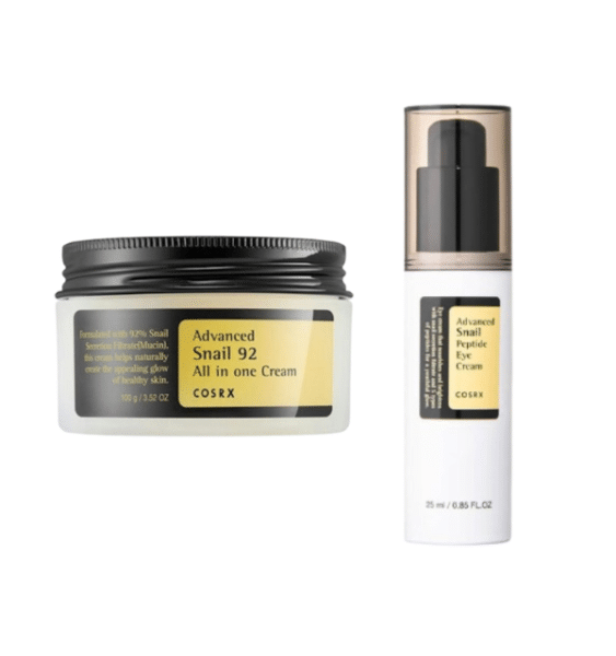 COSRX Advanced Snail Repair Duo – All-In-One Cream & Peptide Eye Cream