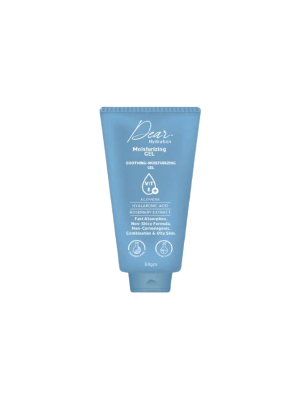 Dear Hydration Moisturizing Gel – Soothing & Moisturizing Gel with Aloe Vera, Hyaluronic Acid & Rosemary Extract (60g)