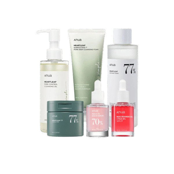 ANUA Heartleaf & Niacinamide Skincare Bundle