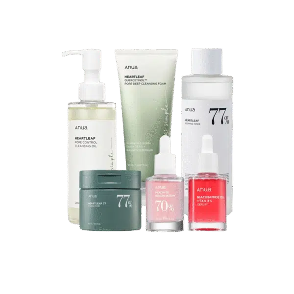 ANUA Heartleaf & Niacinamide Skincare Bundle