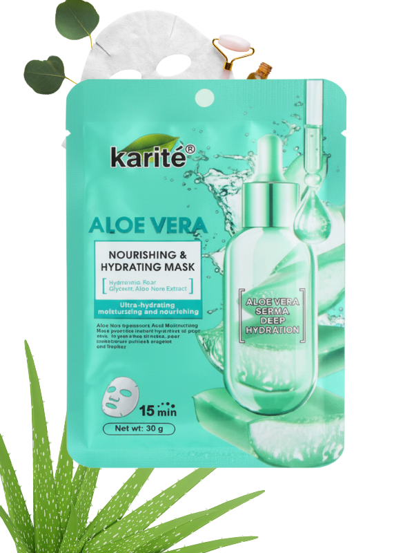 Karité Aloe Vera Nourishing & Hydrating Mask (30g) - Image 2