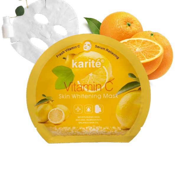 Karité Vitamin C Skin Whitening Mask (Fresh Vitamin C – Serum Relieving)