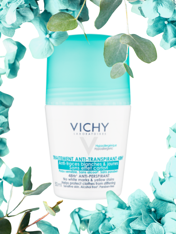 Vichy 48H Anti-Perspirant Deodorant Roll-On for Sensitive Skin - Image 2