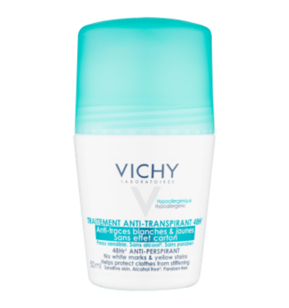 Vichy 48H Anti-Perspirant Deodorant Roll-On for Sensitive Skin