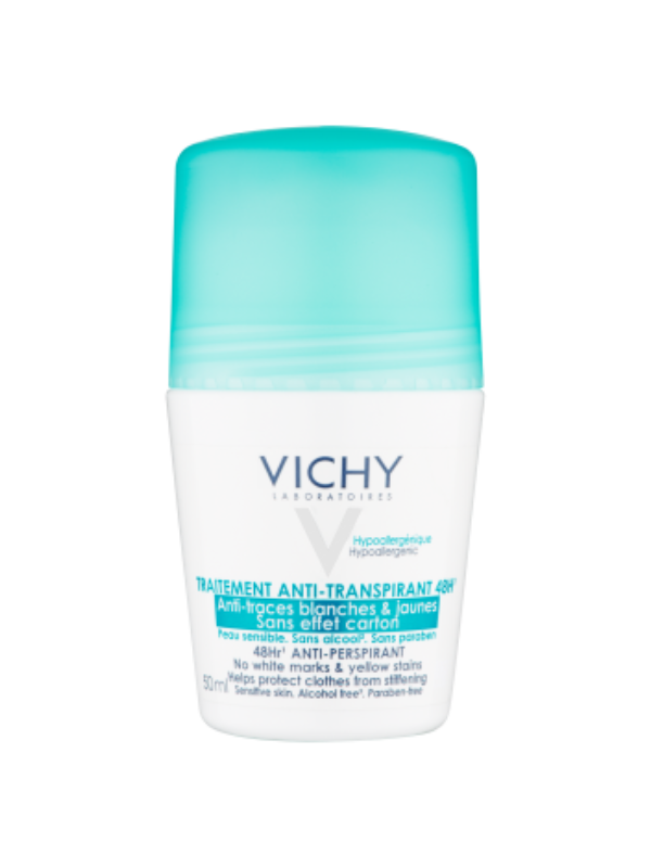 Vichy 48H Anti-Perspirant Deodorant Roll-On for Sensitive Skin