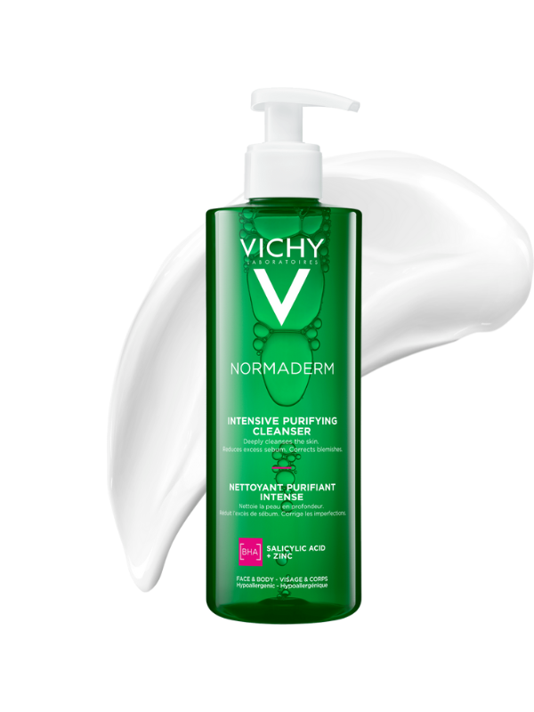 Vichy Normaderm Intensive Purifying Cleanser (with Salicylic Acid & Zinc) - Image 2