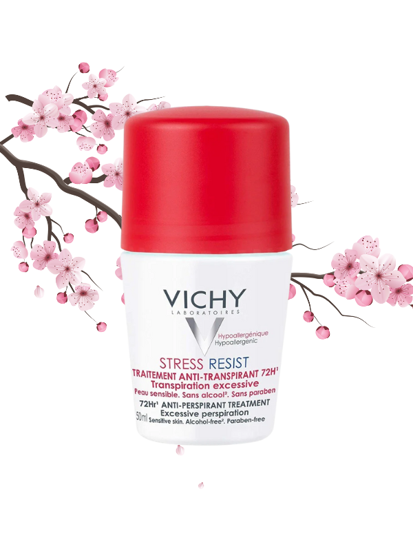 Vichy Stress Resist 72H Anti-Perspirant Deodorant Roll-On - Image 2